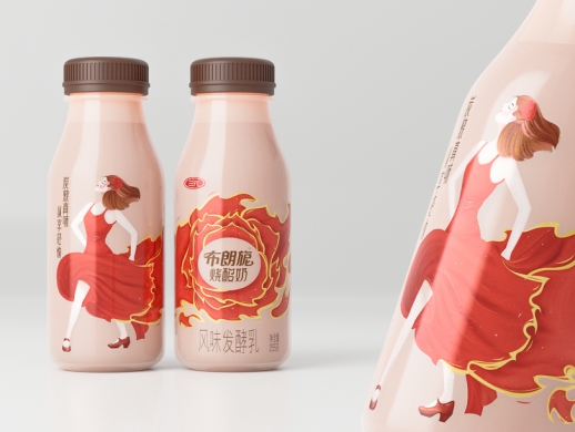 Acebrand艾思品牌创意案例集-【三元布朗旎烧酸奶包装设计】