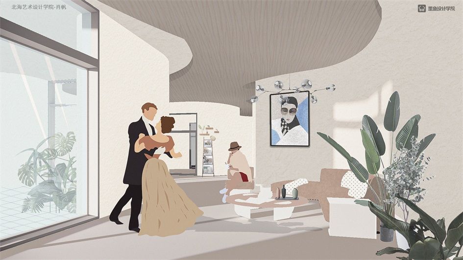 惊艳四座的拼贴效果图 飞特网 插画设计作品欣赏